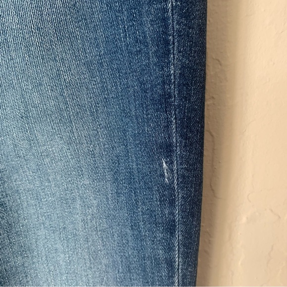 PAIGE Skyline Skinny Crop Mid-Rise Pico Jeans Raw Hem Size 27 - Picture 13 of 15